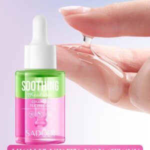 Sérum Facial 2 en 1 con Aceite de Árbol de Té + Colágeno 30ml – Purificación Profunda